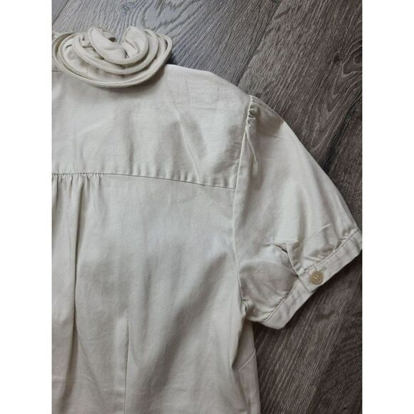 The Limited Ruffled Button Down Shirt XS - Picture 3 of 4